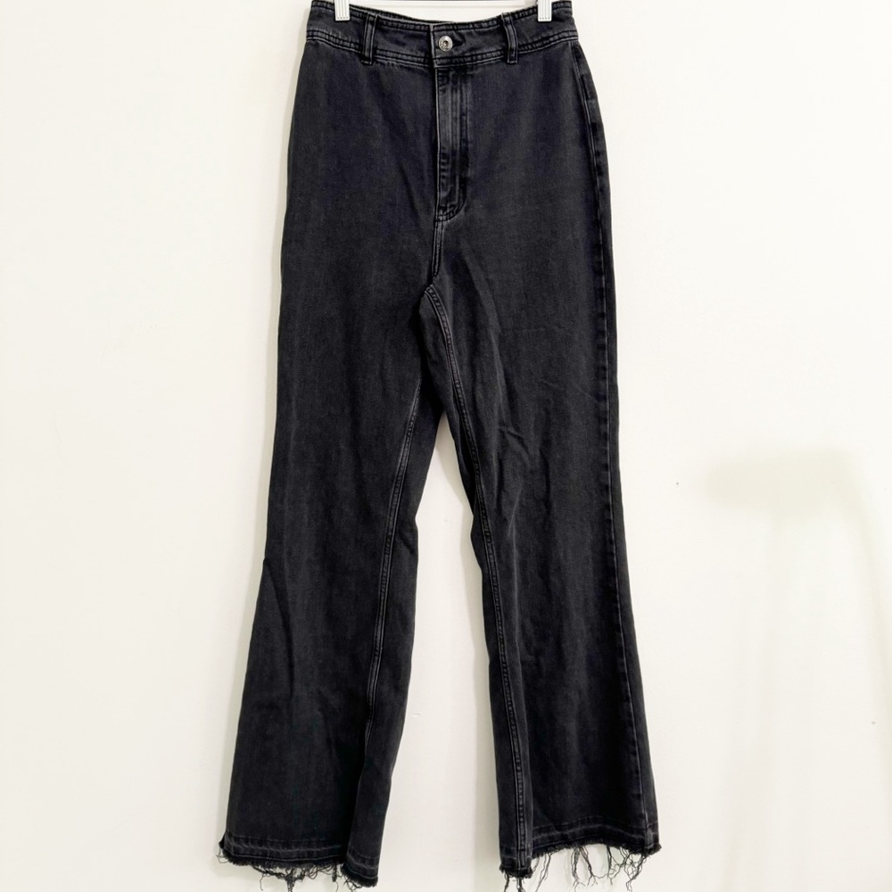 Free People We the Free Black Flare Jeans